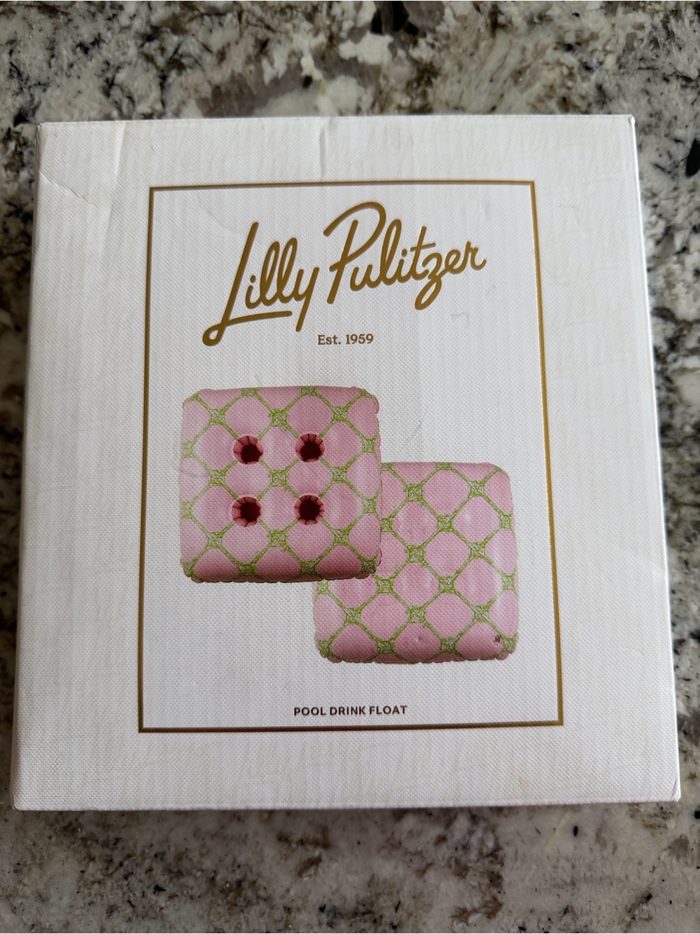 Accessories subcategory identification Lilly Pulitzer pool drink float